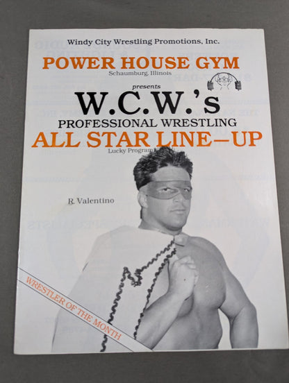 WCW(WCPW) / ALL STAR LINE-UP -Lucky Program- POWER HOUSE GYM Schaumburg. Illinois