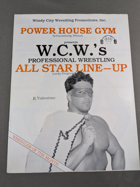 WCW(WCPW) / ALL STAR LINE-UP -Lucky Program- POWER HOUSE GYM Schaumburg. Illinois