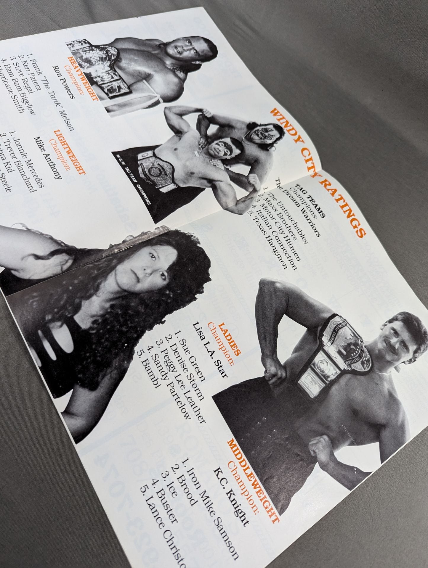 WCW(WCPW) / ALL STAR LINE-UP -Lucky Program- POWER HOUSE GYM Schaumburg. Illinois