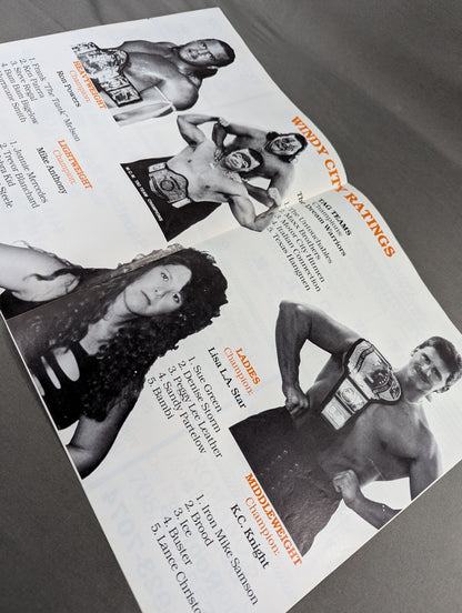 WCW(WCPW) / ALL STAR LINE-UP -Lucky Program- POWER HOUSE GYM Schaumburg. Illinois