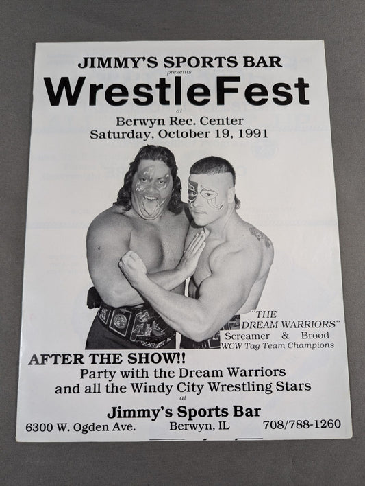 WCW(WCPW) / JIMMY’S SPORTS BAR Wrestle Fest Berwyn Rec. Center Saturday