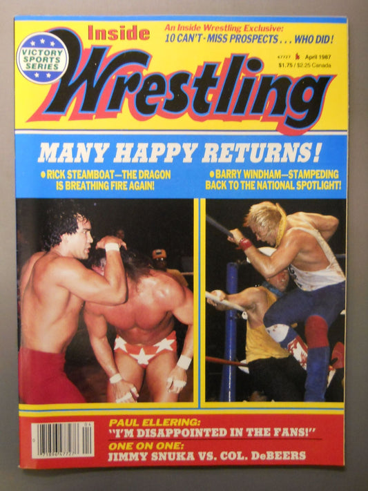 Inside Wrestling 1987年04月号