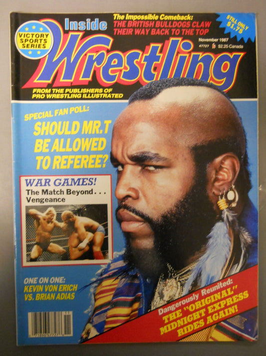 Inside Wrestling 1987年11月号