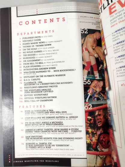THE WRESTLER & Inside Wrestling SPECIAL