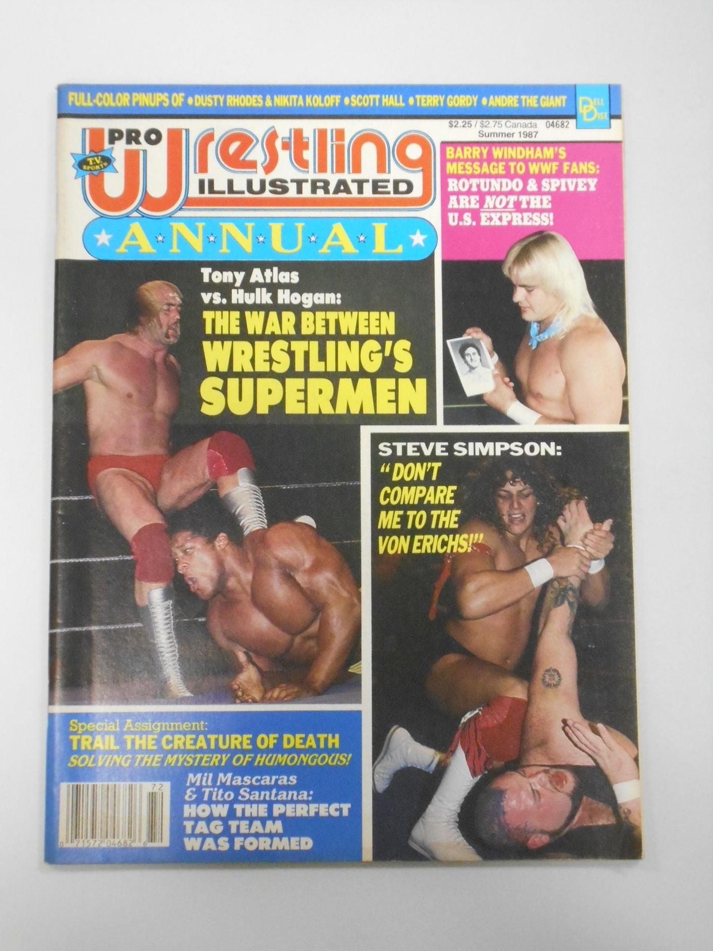 PRO Wrestling ILLUSTRATED ANNUAL 1987 Summer