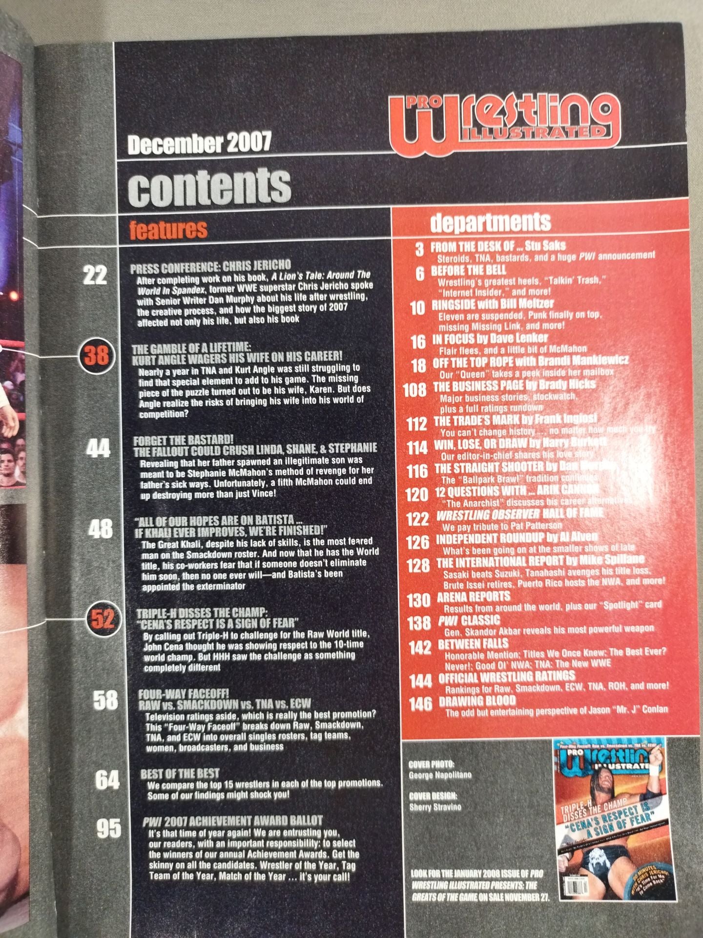 PRO Wrestling ILLUSTRATED 2007年12月号