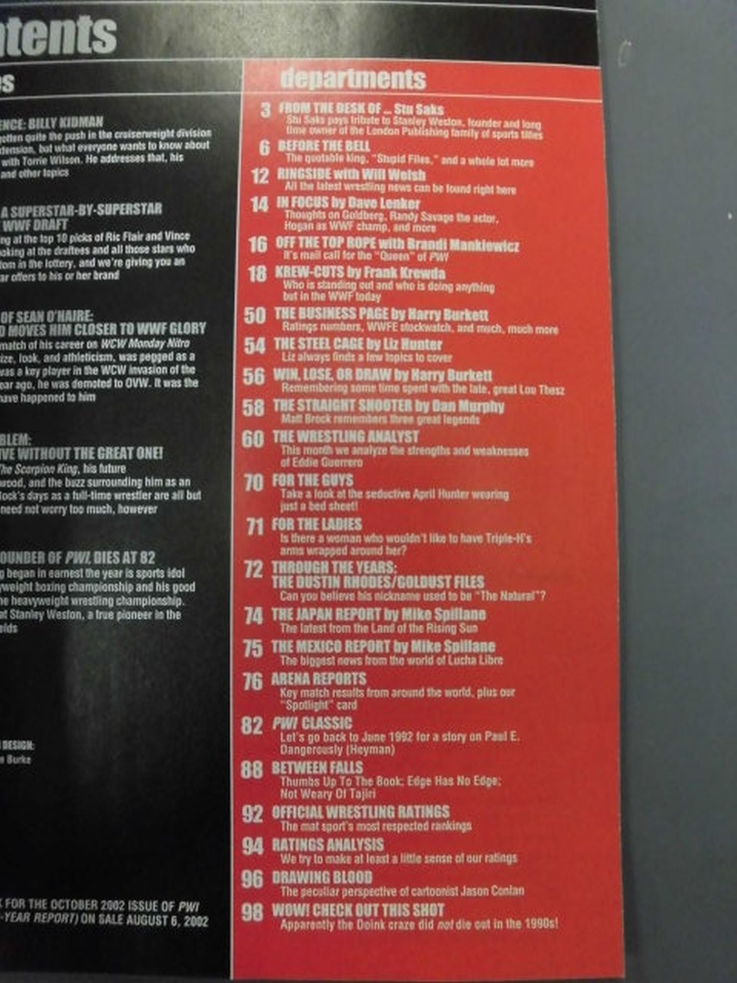 PRO Wrestling ILLUSTRATED 2002年09月号