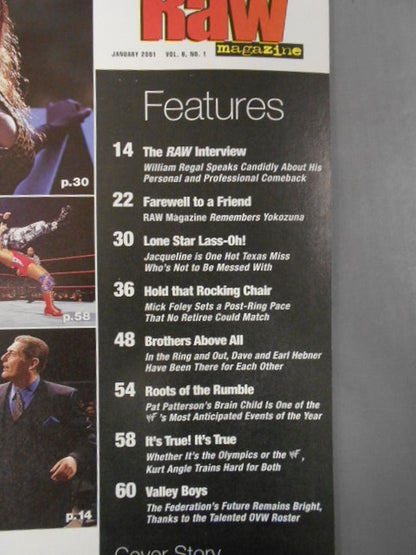 RAW MAGAZINE January 2001