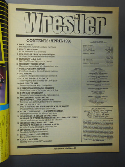 THE Wrestler 1990年04月号