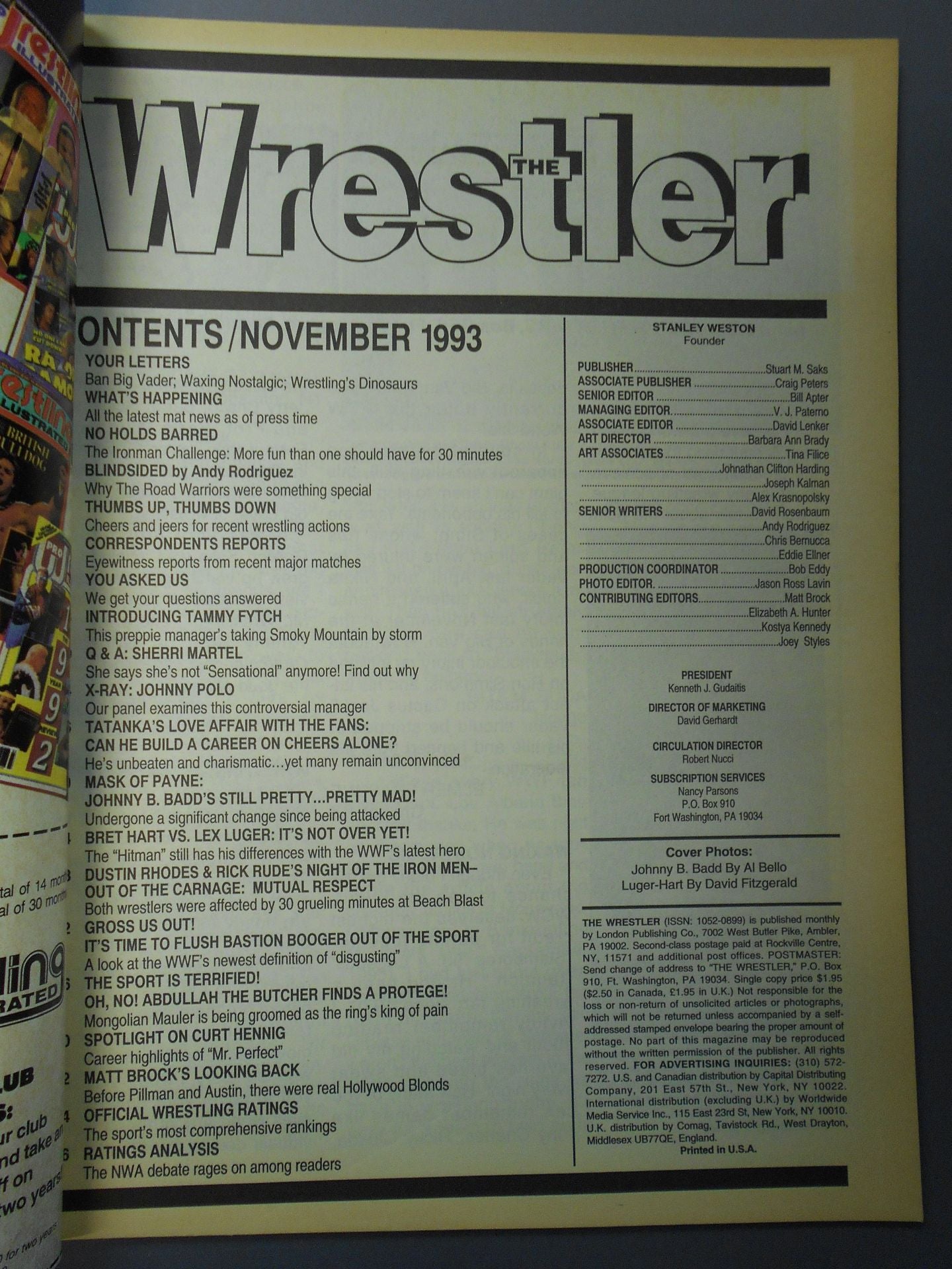 THE Wrestler 1993年11月号