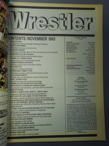 THE Wrestler 1993年11月号