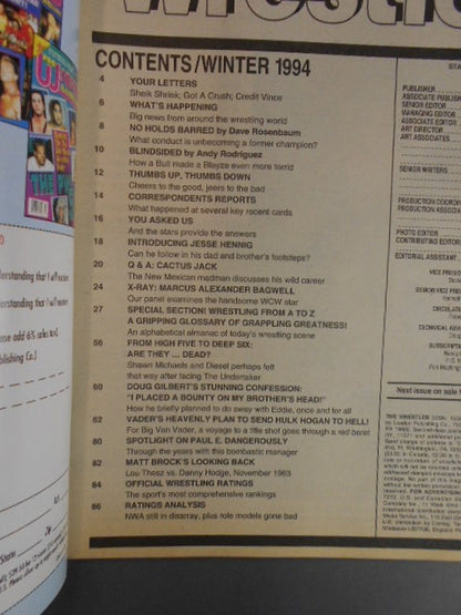 THE Wrestler 1994年冬号