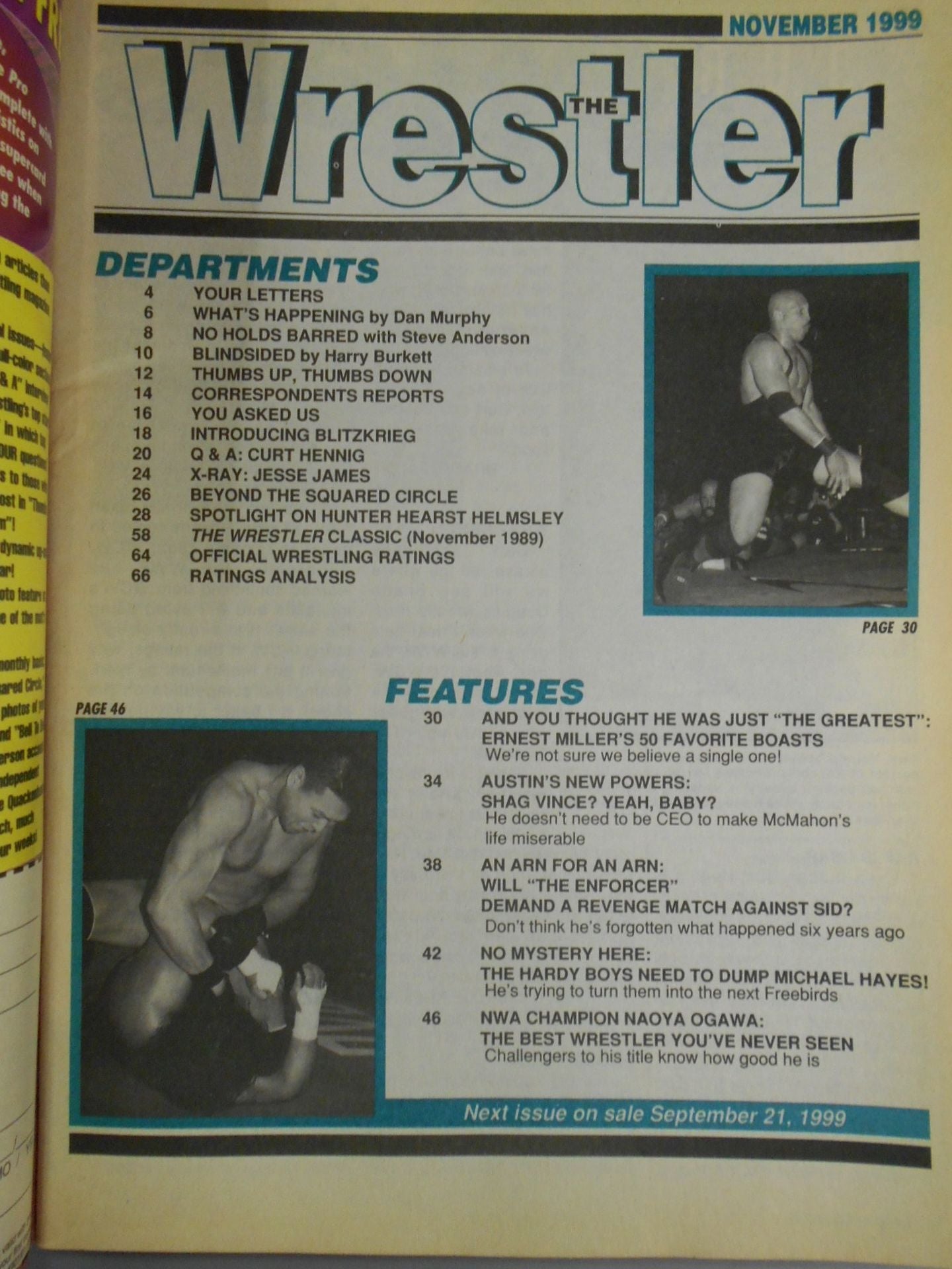 THE Wrestler 1999年11月号