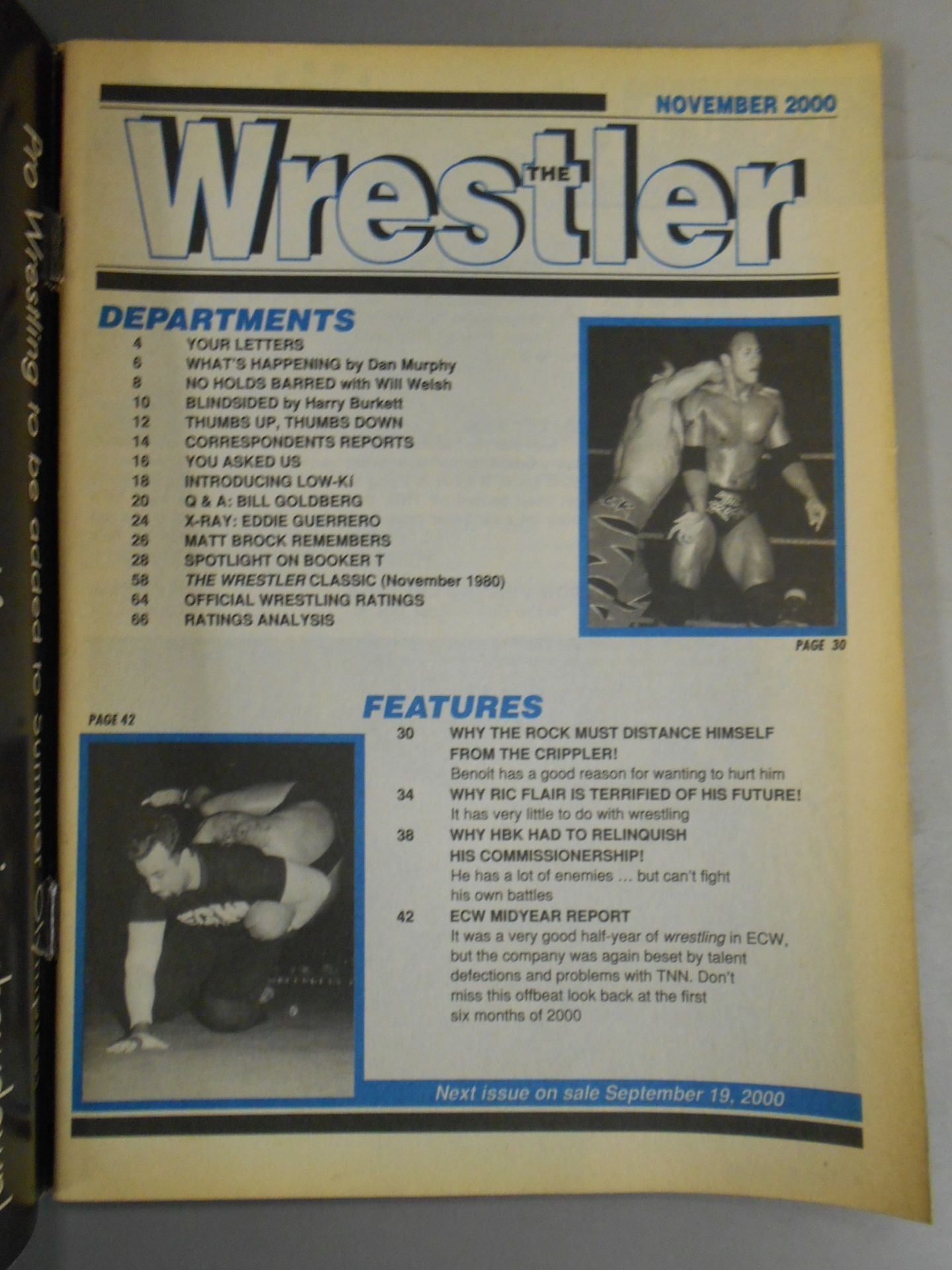 THE Wrestler 2000年11月号