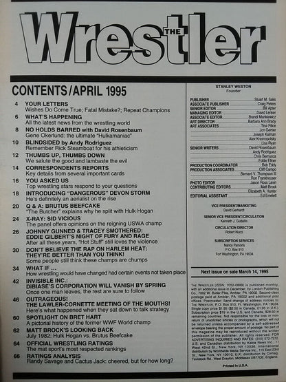 THE Wrestler 1995年04月号
