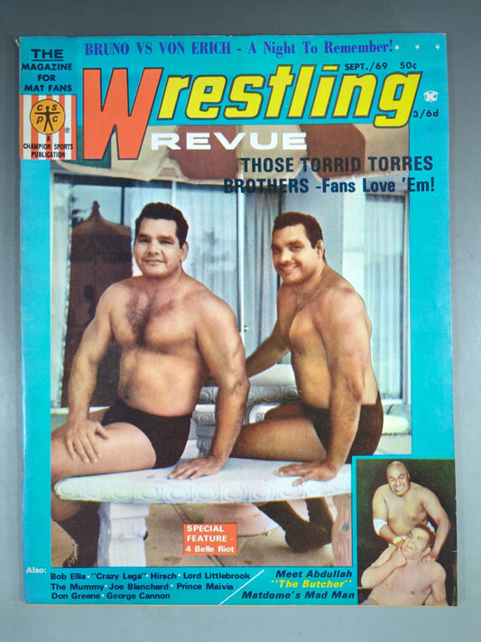 Wrestling REVUE 1969年09月号