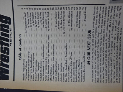 Wrestling REVUE 1969年09月号