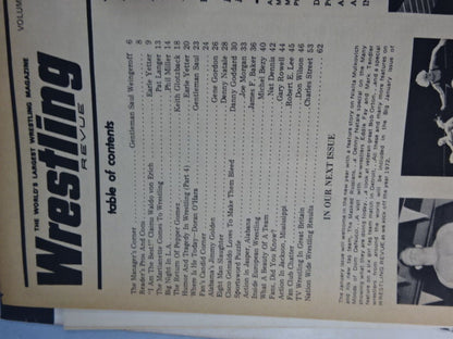 Wrestling REVUE 1971年12月号