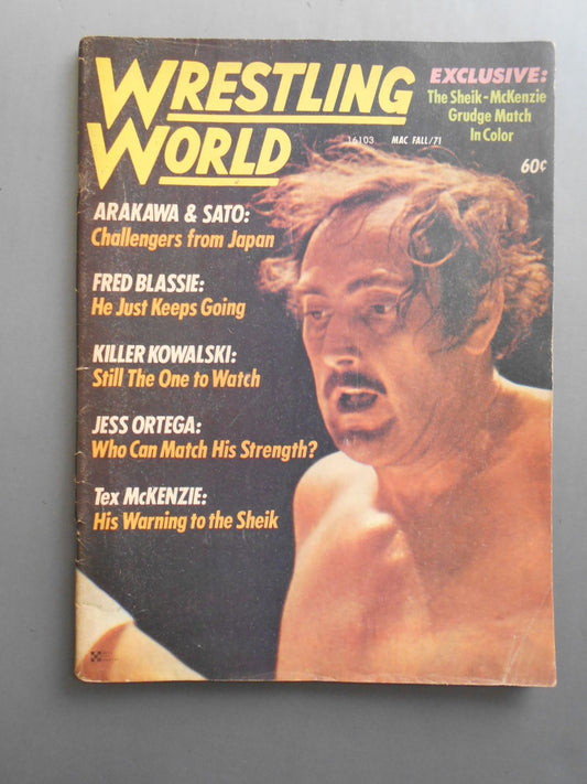 WRESTLING WORLD 1971年秋号