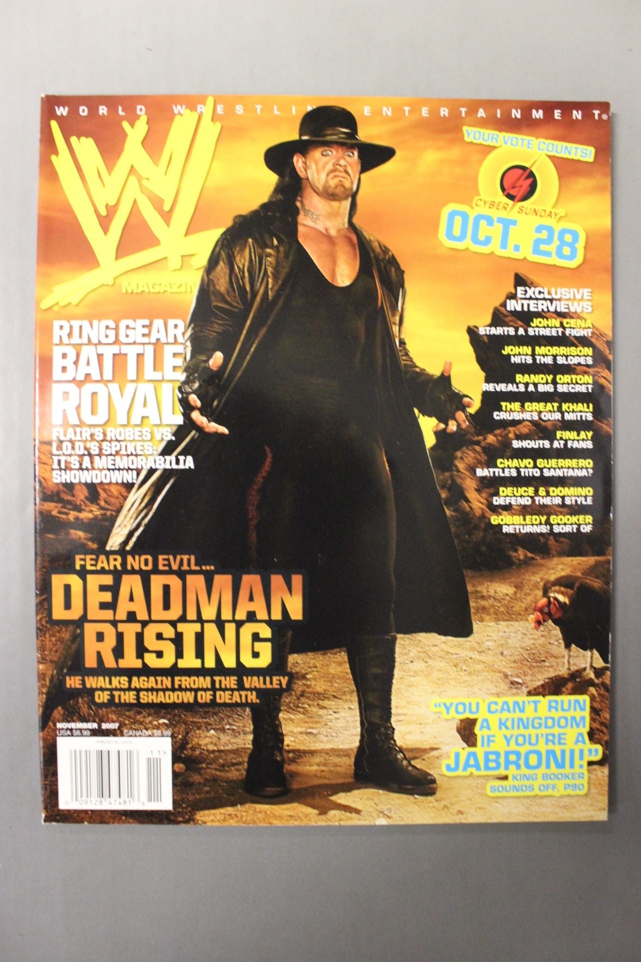 WWE MAGAZINE 2007年11月号