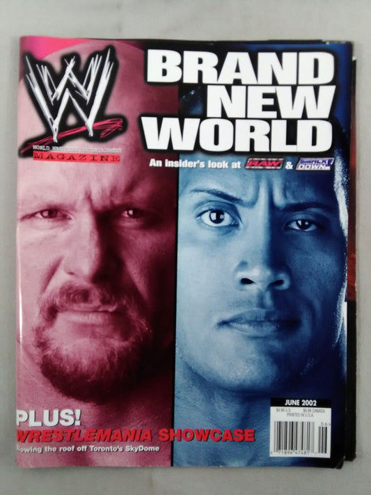 WWE MAGAZINE 2002年6月号