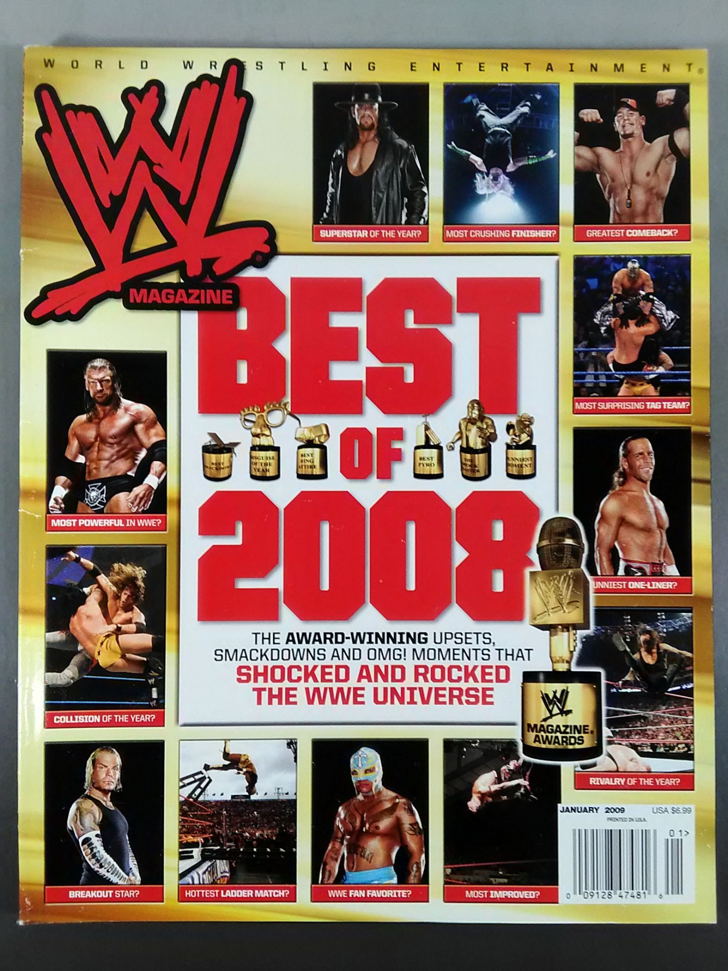 WWE MAGAZINE January 2009