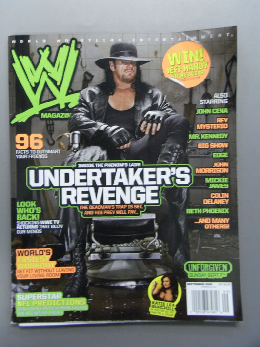WWE MAGAZINE 2008年9月号