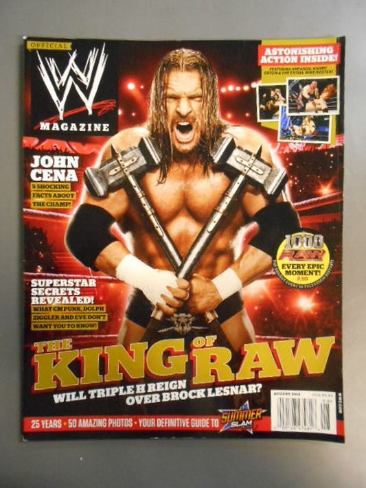 WWE MAGAZINE 2012年8月号