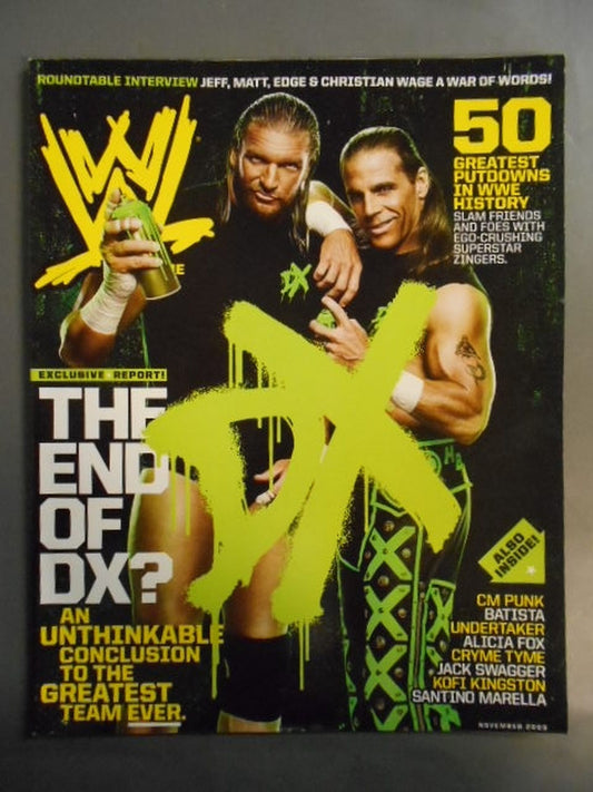 WWE MAGAZINE November 2009 issue