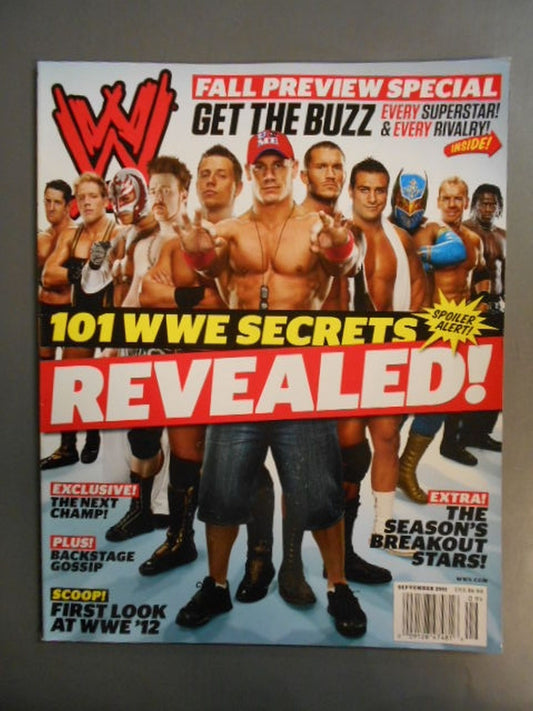 WWE MAGAZINE September 2011
