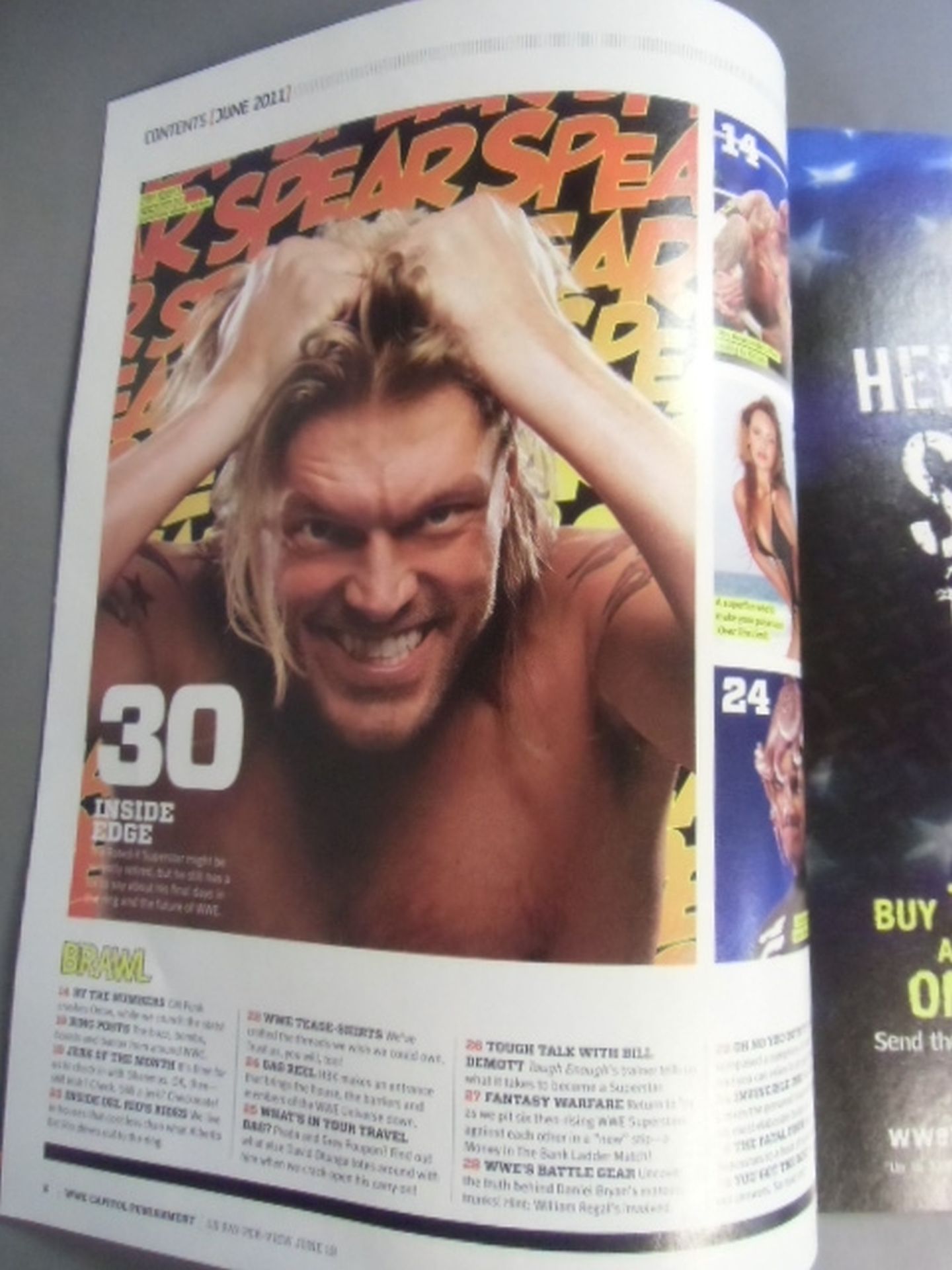 WWE MAGAZINE 2011年6月号