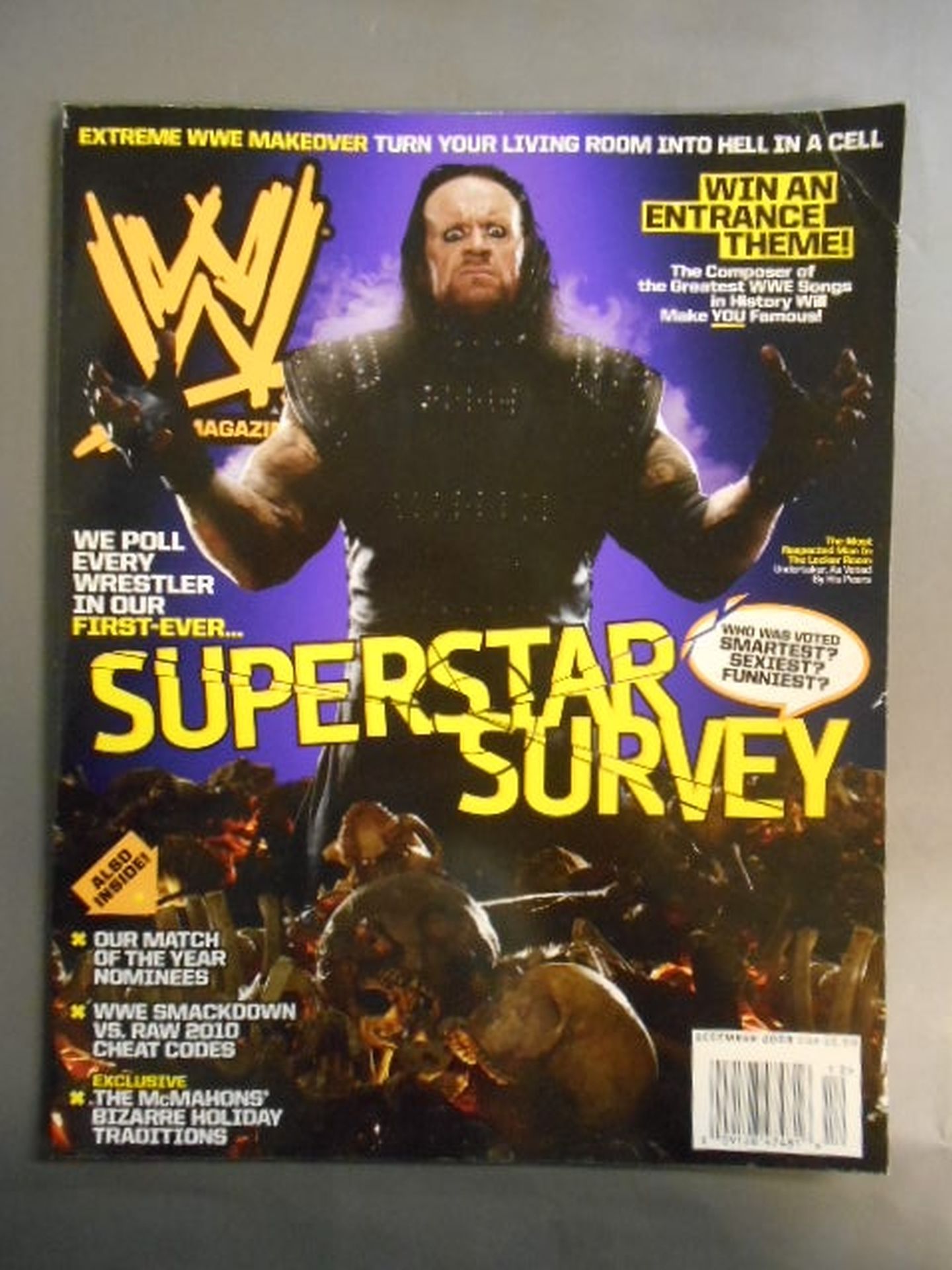 WWE MAGAZINE December 2009