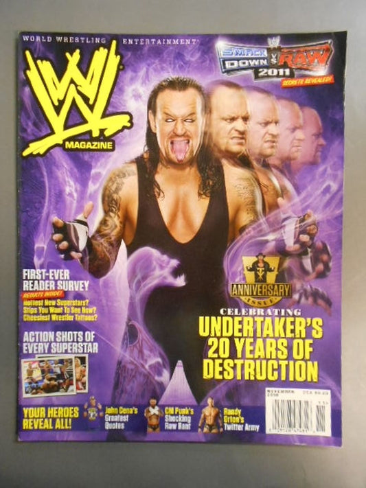 WWE MAGAZINE November 2010