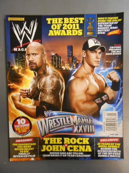 WWE MAGAZINE 2012年1月号