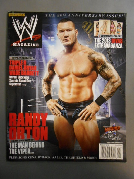 WWE MAGAZINE 2013年8月号