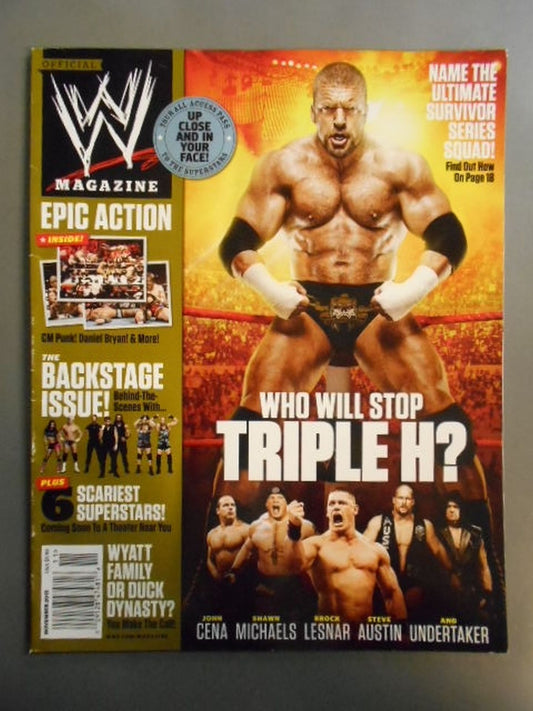 WWE MAGAZINE 2013年11月号