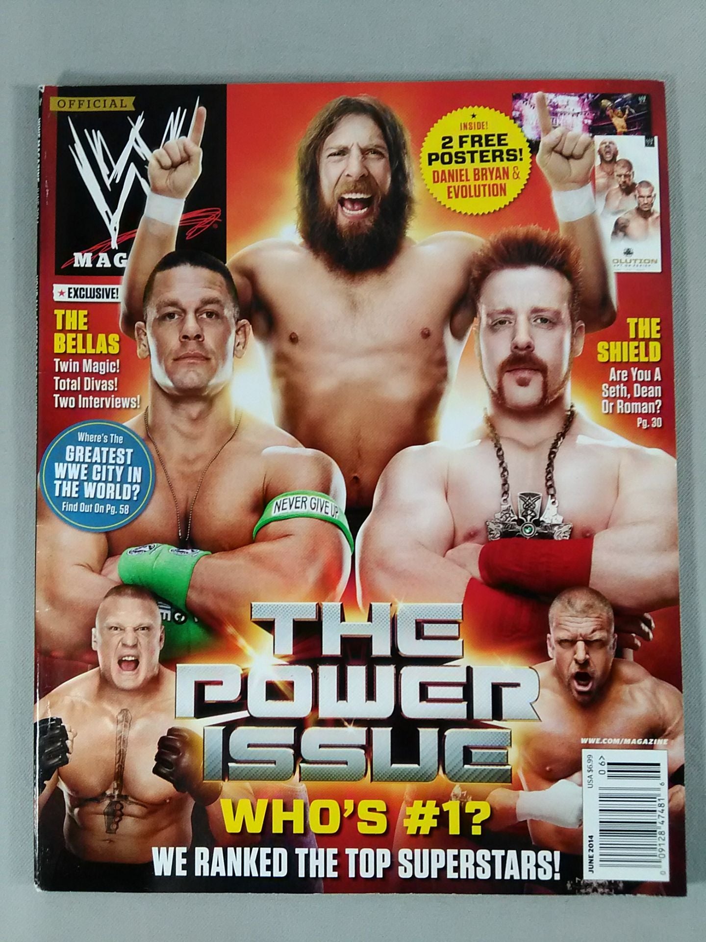 WWE MAGAZINE June 2014