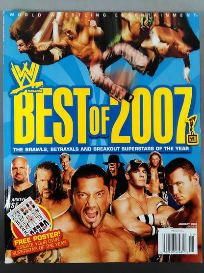 WWE MAGAZINE 2008年1月号