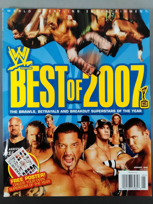 WWE MAGAZINE 2008年1月号