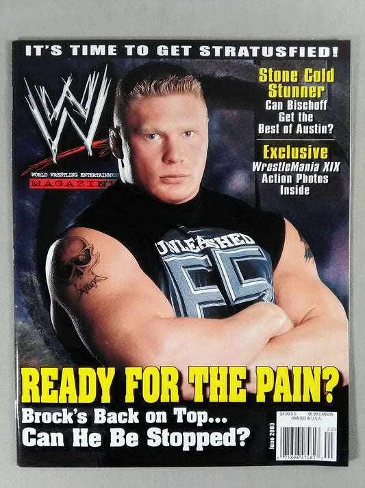 WWE Magazine June 2003