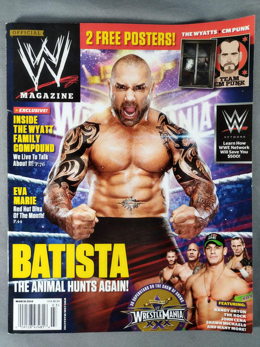 WWE MAGAZINE March 2014
