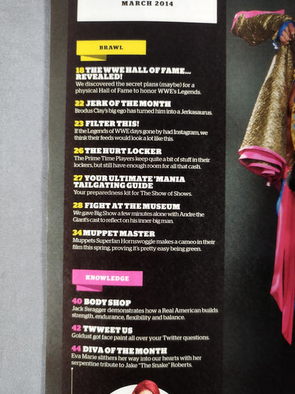 WWE MAGAZINE March 2014
