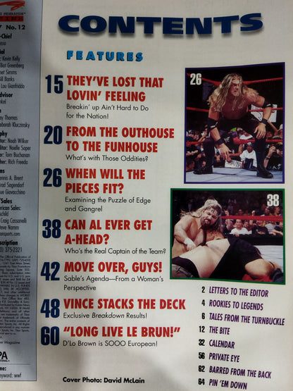 WWF MAGAZINE 1998年12月号