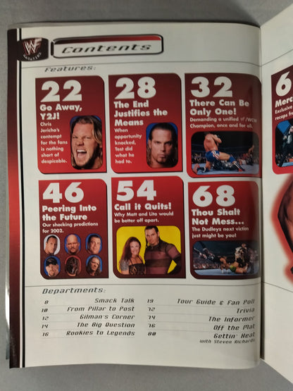 WWF MAGAZINE January 2002