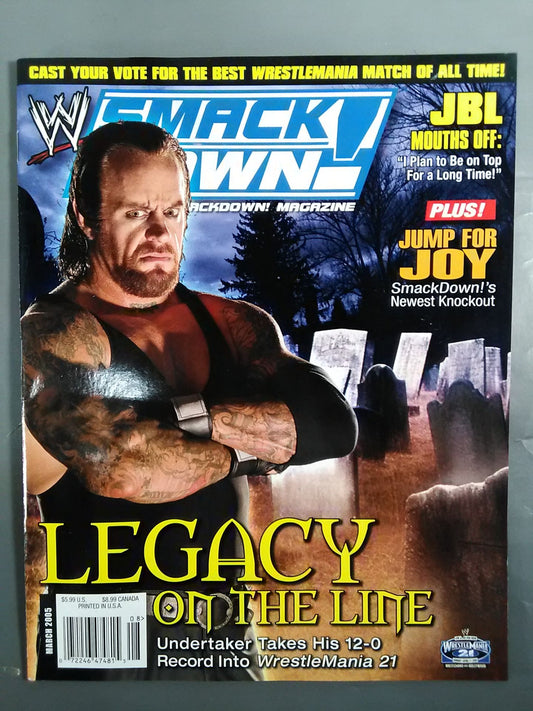 SMACK DOWN MAGAZINE 2005年3月号