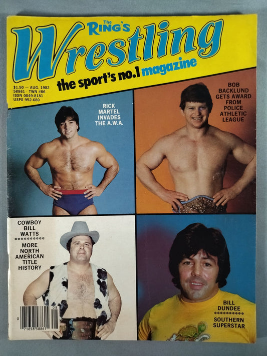 Wrestling magazine(The RING’S) 1982年8月号