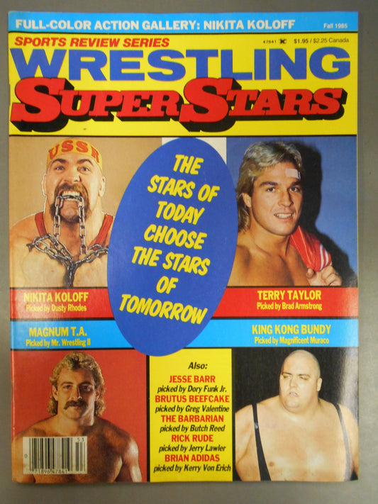 WRESTLING SUPER STARS 1985年秋号