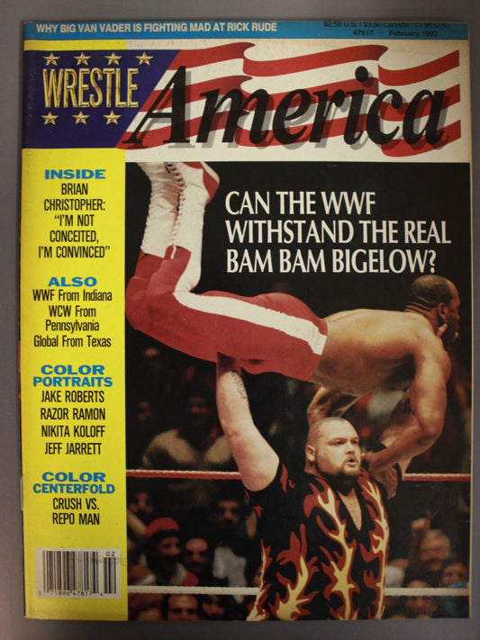 WRESTLE America 1993年02月号