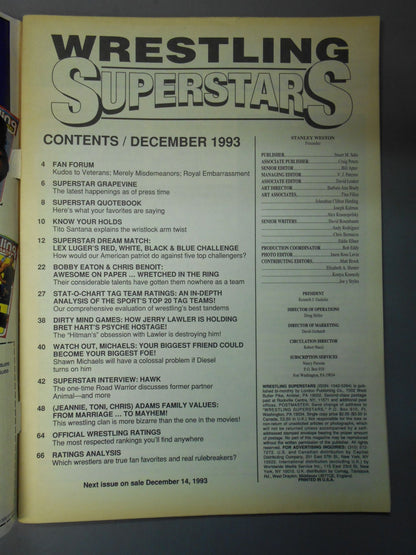 WRESTLING SUPER STARS 1993年12月号