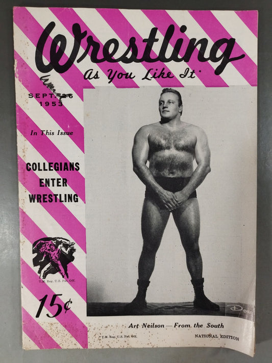 Wrestling as you like it 1953年09月号